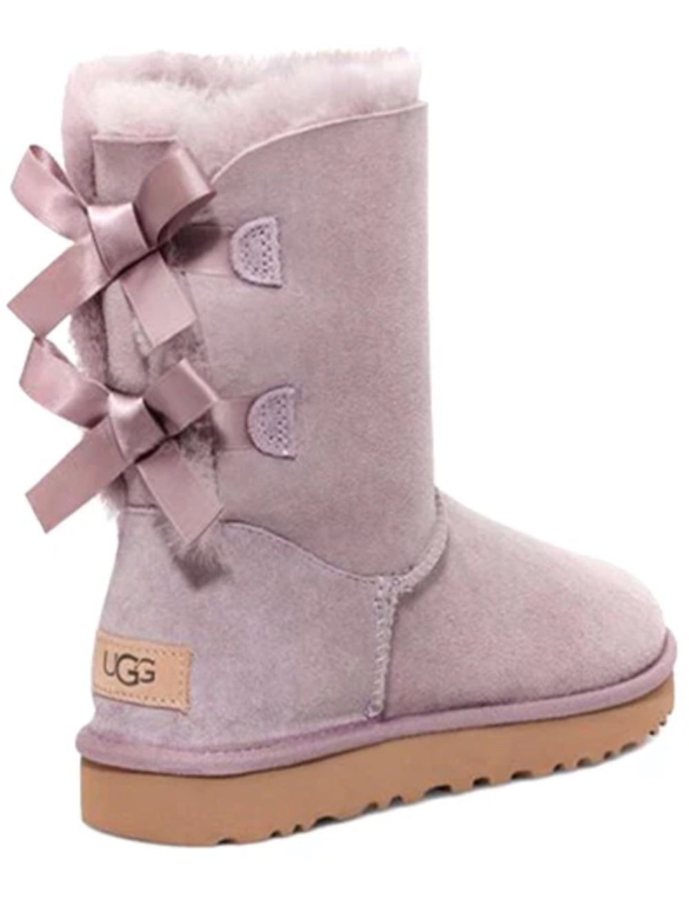 UGG Bailey Bow II Boots Shade Women’s Size 7 NIB